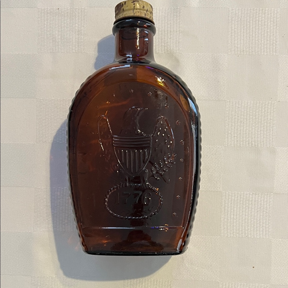 Vintage Log Cabin Syrup Bicentennial Collectors Bottle.